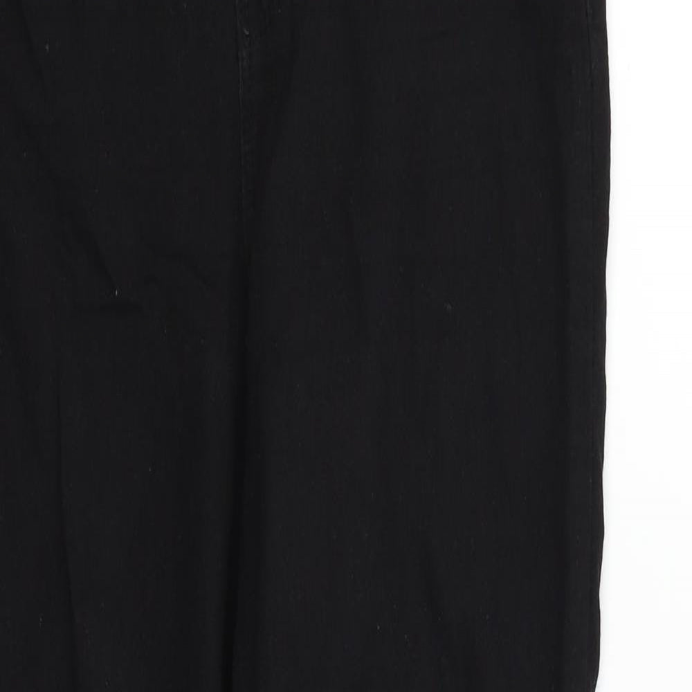Womens UK Size 12 deniem & co Regular Fit Skinny Black Jeans