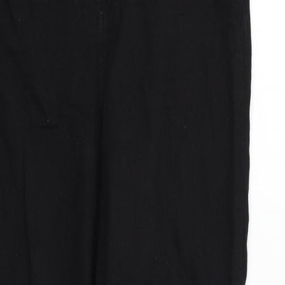 Womens UK Size 12 deniem & co Regular Fit Skinny Black Jeans