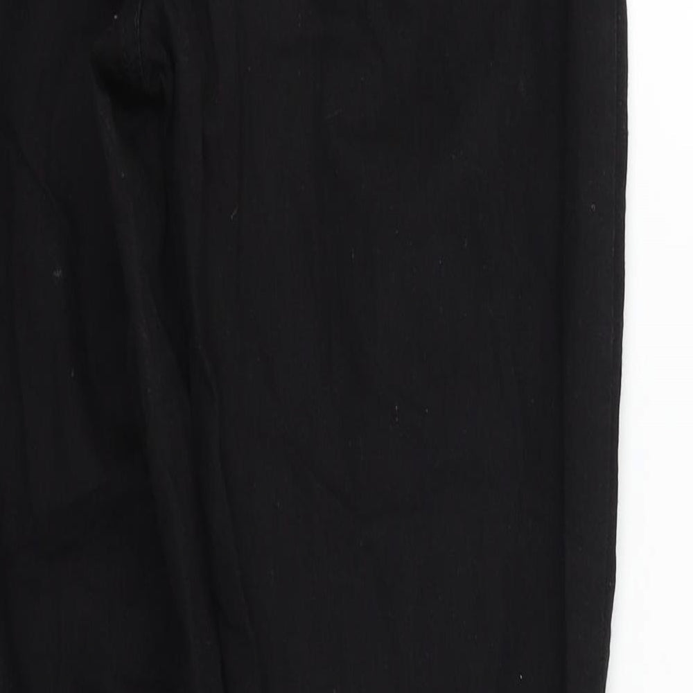 Womens UK Size 12 deniem & co Regular Fit Skinny Black Jeans