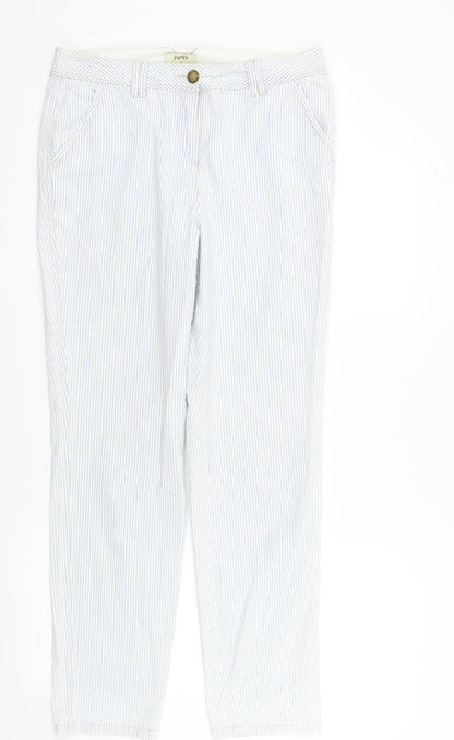 Womens UK Size 10 Papaya Regular Fit  Blue Trousers