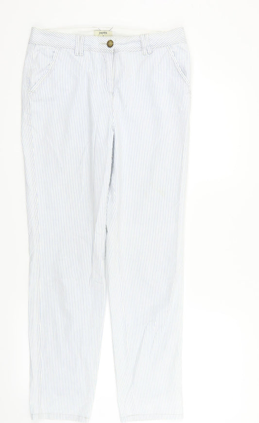 Womens UK Size 10 Papaya Regular Fit  Blue Trousers