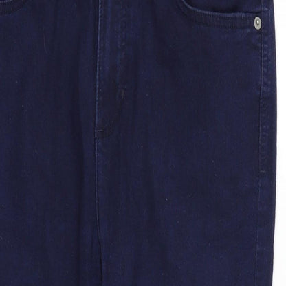 Womens UK Size 12 Marks and Spencer Regular Fit  Black Trousers