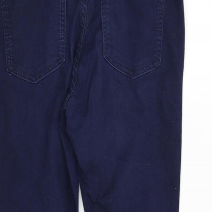 Womens UK Size 12 Marks and Spencer Regular Fit  Black Trousers