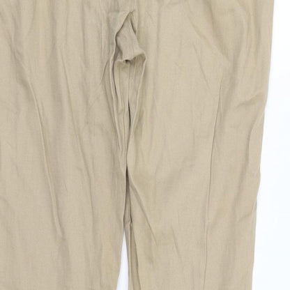 Womens UK Size 12 Atmosphere Regular Fit  Beige Trousers