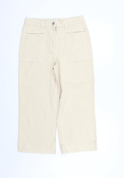 Nutmeg Womens Beige   Trousers  Size 10 L22 in