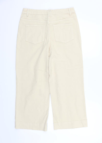 Nutmeg Womens Beige   Trousers  Size 10 L22 in