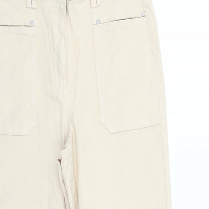 Nutmeg Womens Beige   Trousers  Size 10 L22 in