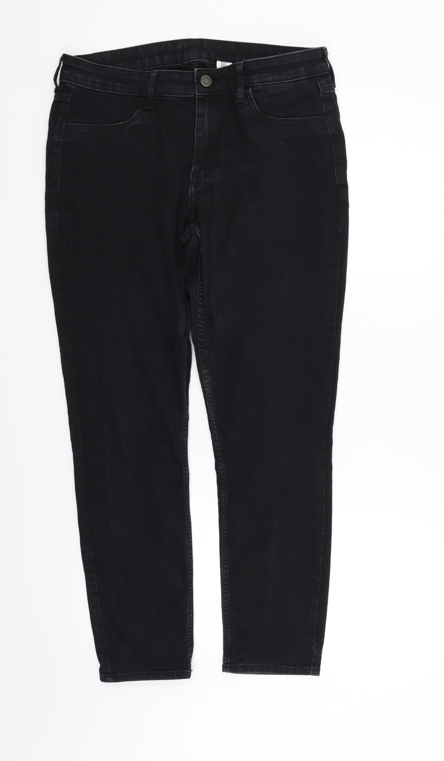 &DENIM Womens Black   Straight Jeans Size 32 in L27 in