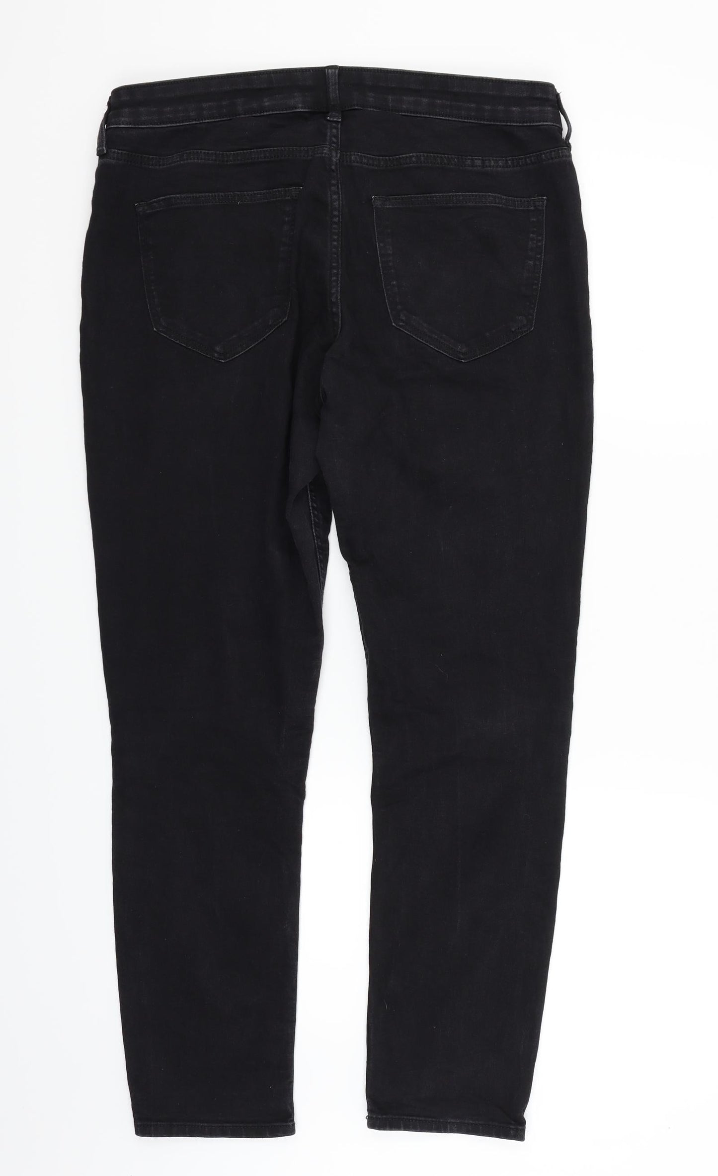 &DENIM Womens Black   Straight Jeans Size 32 in L27 in