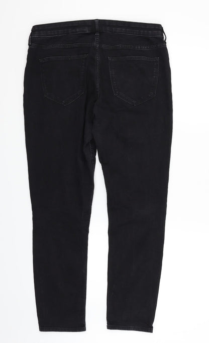 &DENIM Womens Black   Straight Jeans Size 32 in L27 in
