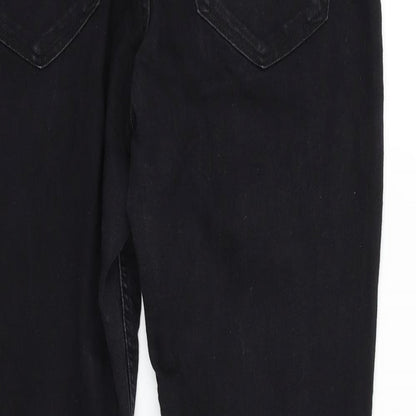&DENIM Womens Black   Straight Jeans Size 32 in L27 in