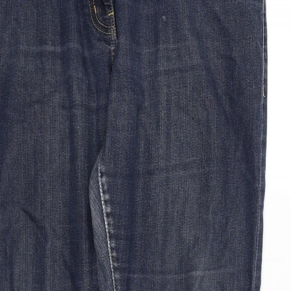 George Womens Blue   Trousers  Size 14 L25 in