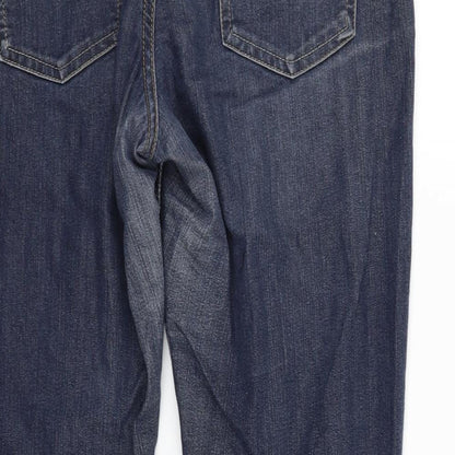 George Womens Blue   Trousers  Size 14 L25 in