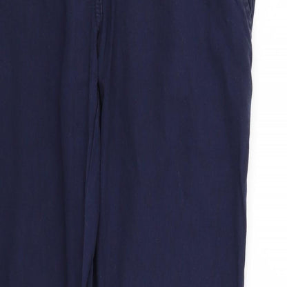 Womens UK Size 10 deniem & co Regular Fit  Blue Trousers