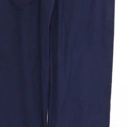 Womens UK Size 10 deniem & co Regular Fit  Blue Trousers