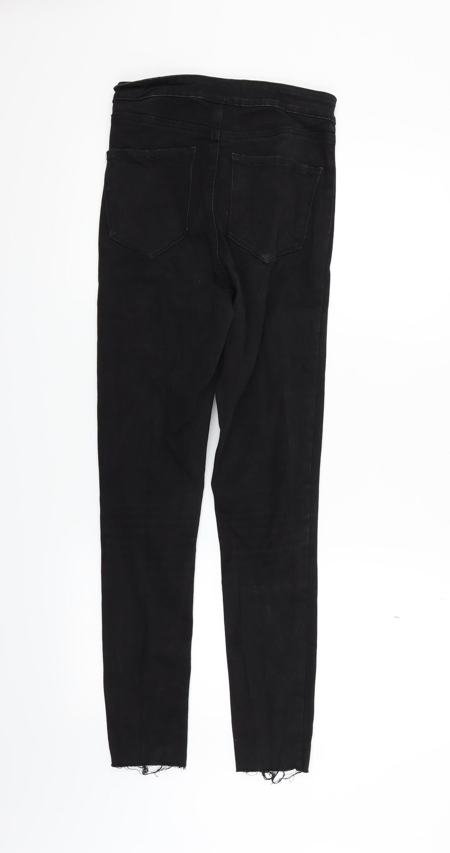 Womens UK Size 10 deniem co Regular Fit Skinny Black Jeans