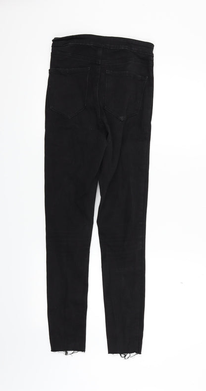 Womens UK Size 10 deniem co Regular Fit Skinny Black Jeans