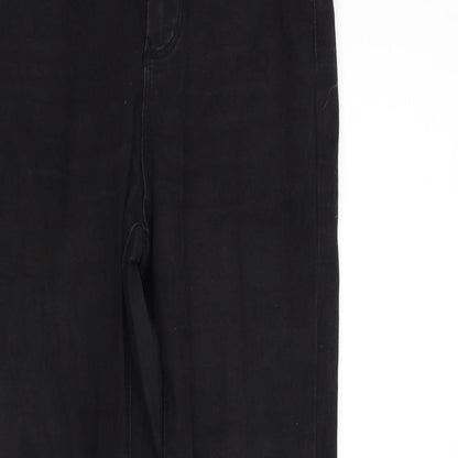 Womens UK Size 10 deniem co Regular Fit Skinny Black Jeans