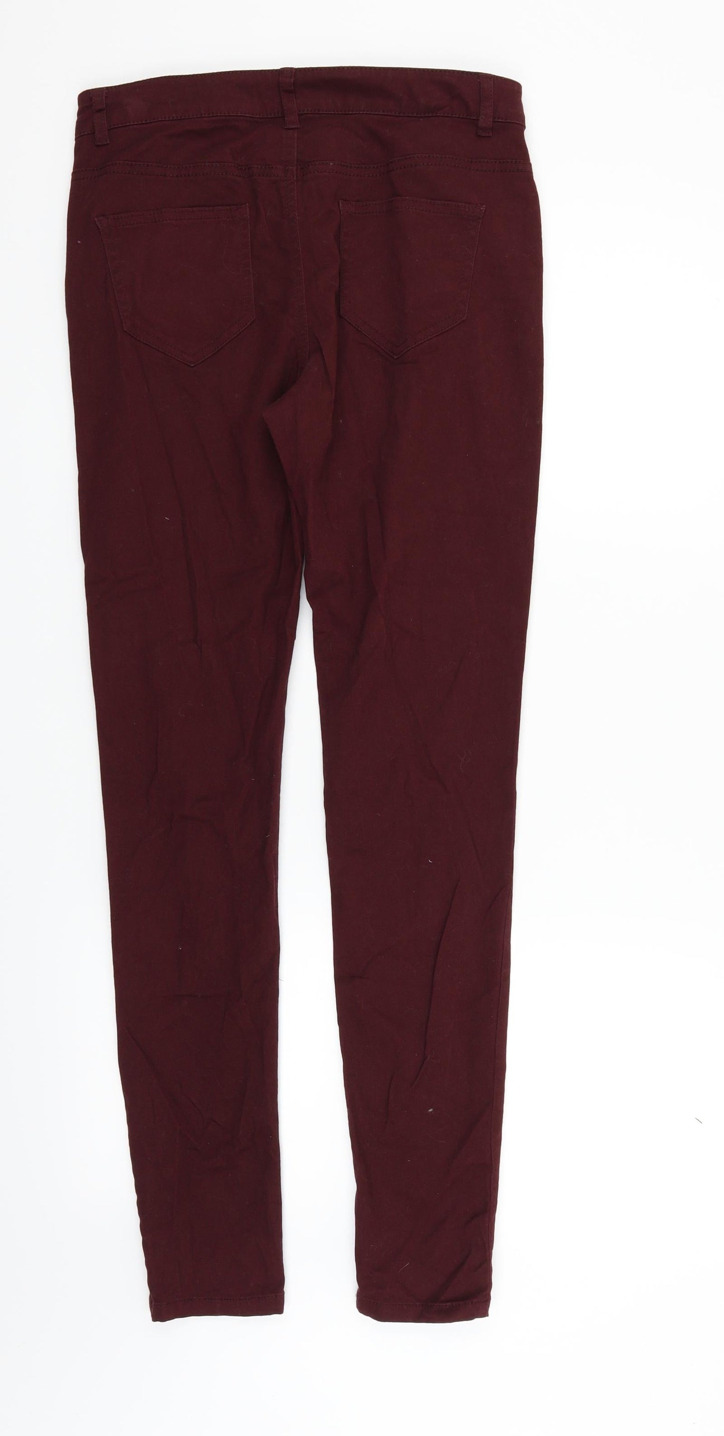 Womens UK Size 10 deniem & co Regular Fit Straight Purple Jeans