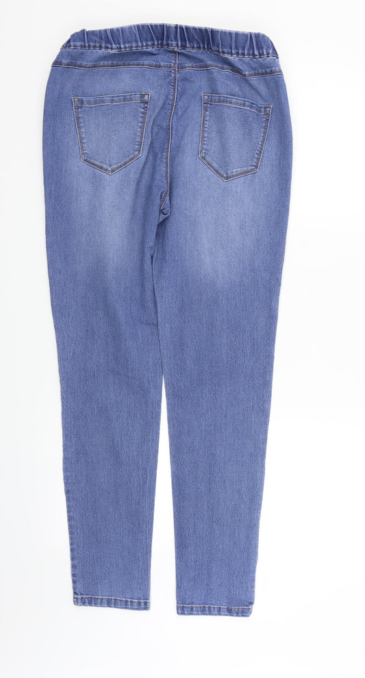 George Womens Blue   Straight Jeans Size 14 L27 in