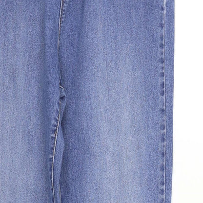 George Womens Blue   Straight Jeans Size 14 L27 in