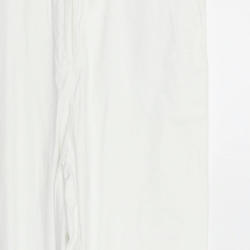 George Womens White   Trousers  Size 14 L24 in