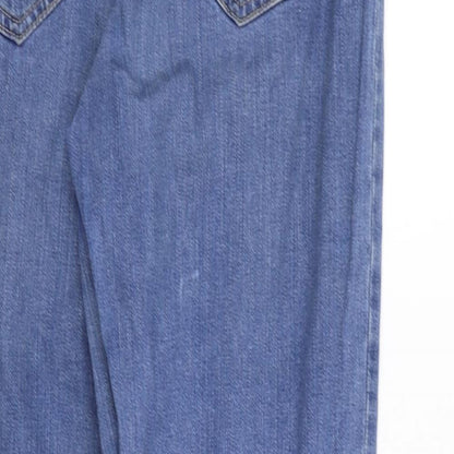 Denim Reserved Womens Blue   Straight Jeans Size 14 L25 in