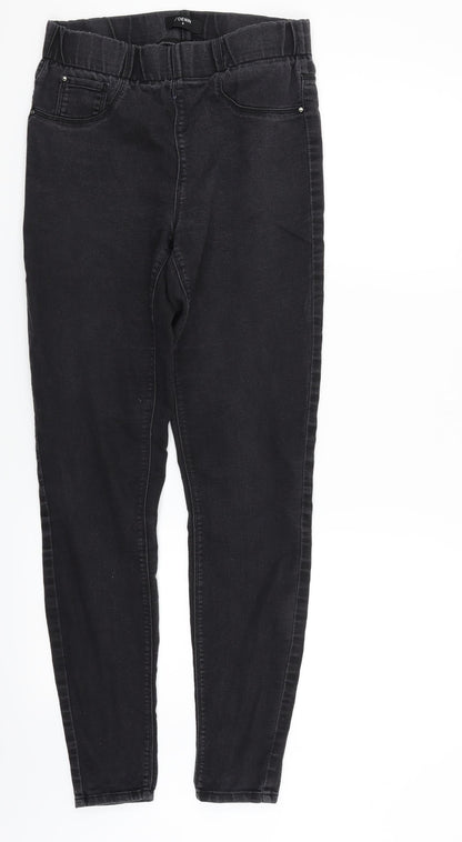 /Denim Womens Black   Jegging Trousers Size 8 L27 in