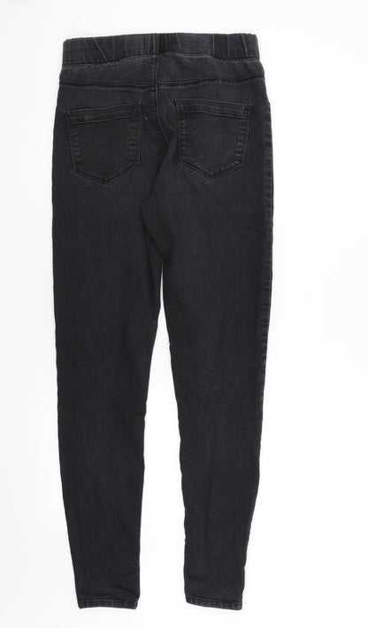 /Denim Womens Black   Jegging Trousers Size 8 L27 in