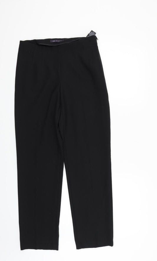 Womens UK Size 8 Marks and Spencer Regular Fit  Black Trousers