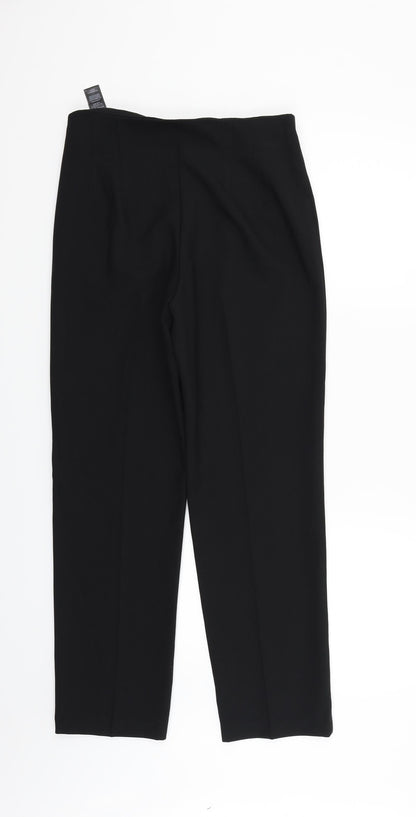 Womens UK Size 8 Marks and Spencer Regular Fit  Black Trousers