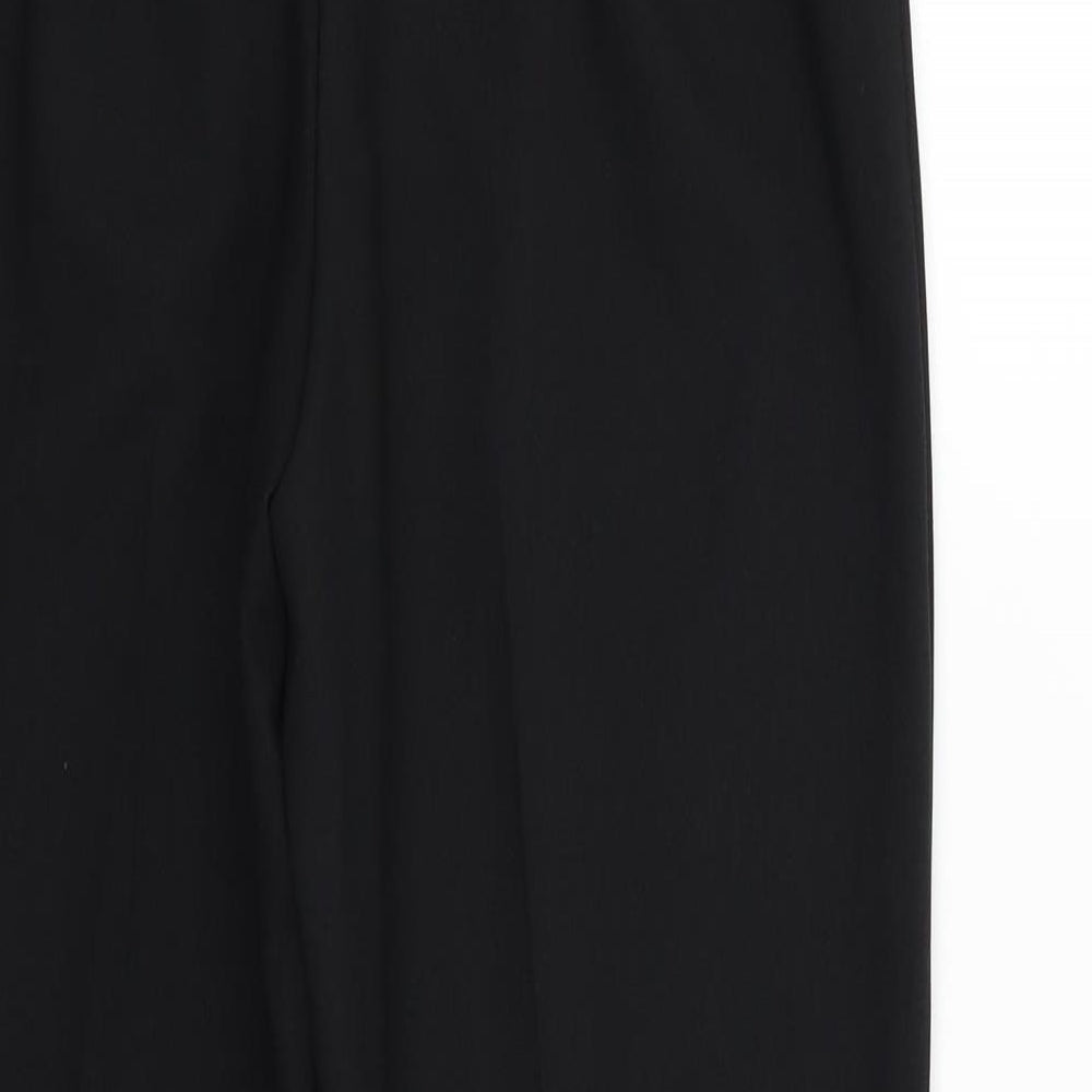 Womens UK Size 8 Marks and Spencer Regular Fit  Black Trousers
