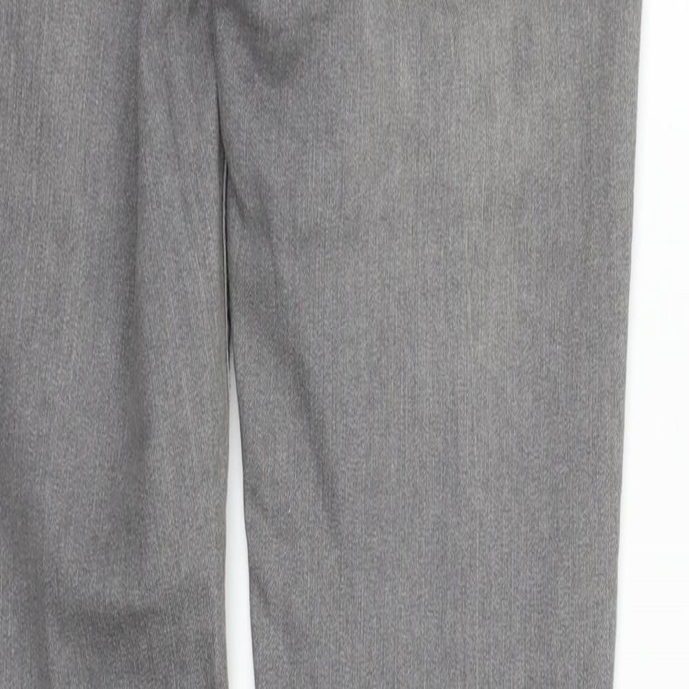 &DENIM Womens Grey   Trousers  Size 30 in L31 in - Diamond Pattern