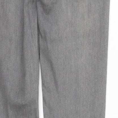 &DENIM Womens Grey   Trousers  Size 30 in L31 in - Diamond Pattern