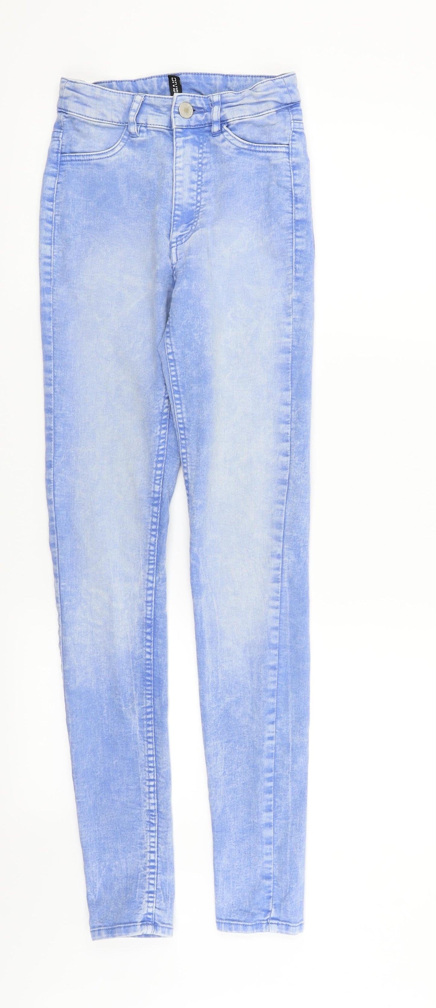Divided by H&M Womens Blue   Straight Jeans Size 6 L29 in
