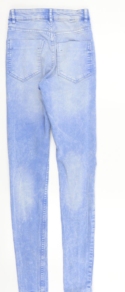 Divided by H&M Womens Blue   Straight Jeans Size 6 L29 in