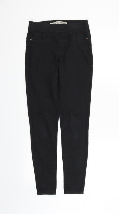 Womens UK Size 6 deniem & co Regular Fit  Black Trousers