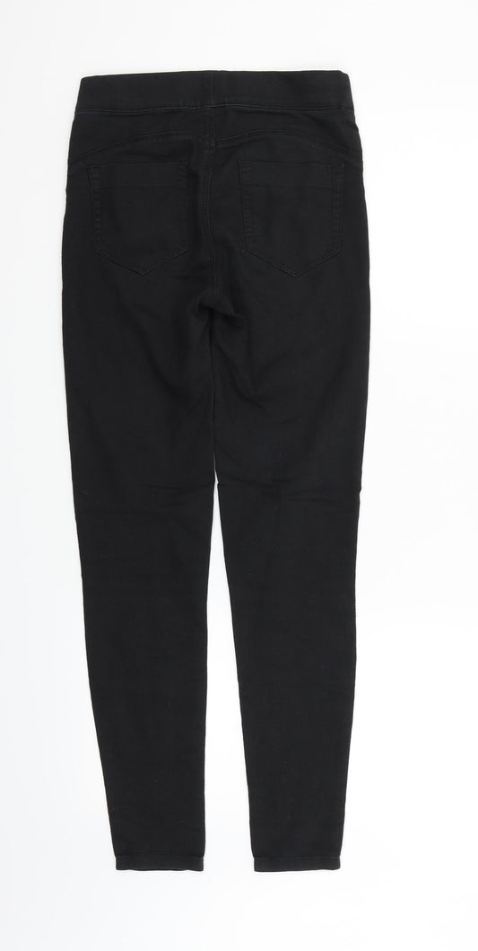 Womens UK Size 6 deniem & co Regular Fit  Black Trousers