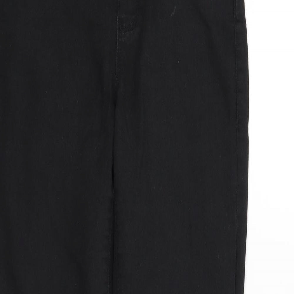 Womens UK Size 6 deniem & co Regular Fit  Black Trousers
