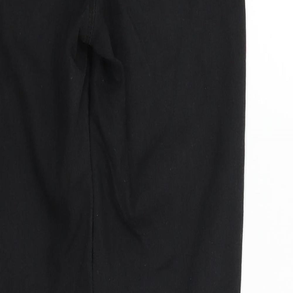 Womens UK Size 6 deniem & co Regular Fit  Black Trousers