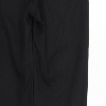 Womens UK Size 6 deniem & co Regular Fit  Black Trousers