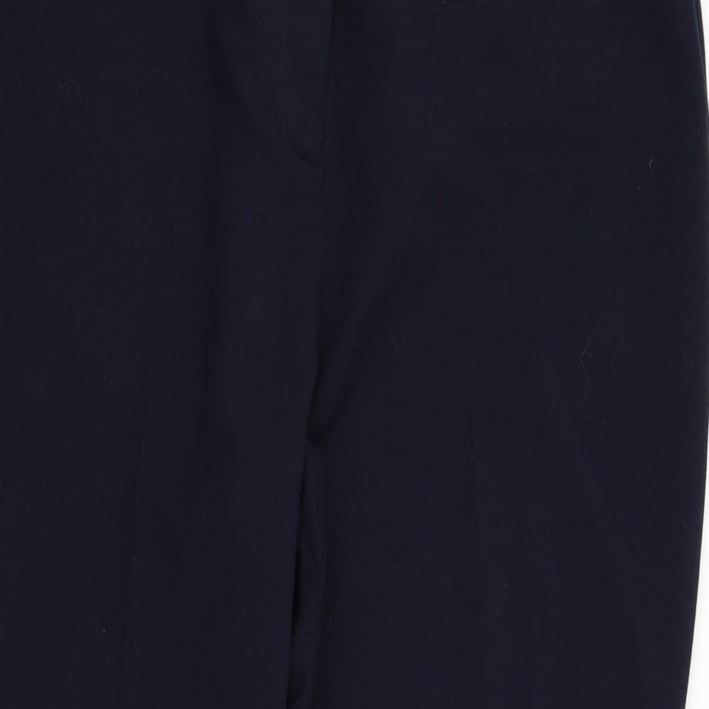 Mia Moda Womens Blue   Trousers  Size 16 L31 in