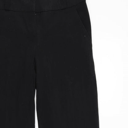 Womens UK Size 14 Papaya Regular Fit  Black Trousers