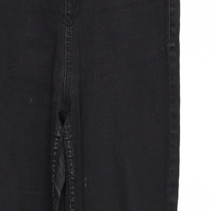 Womens UK Size 10 Marks and Spencer Regular Fit Straight Black Jeans