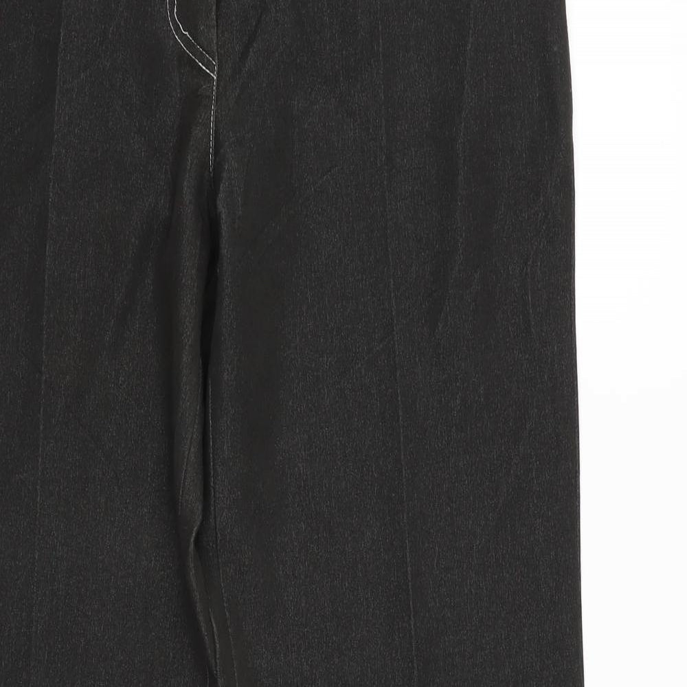 Alka Womens Black   Trousers  Size 14 L31 in