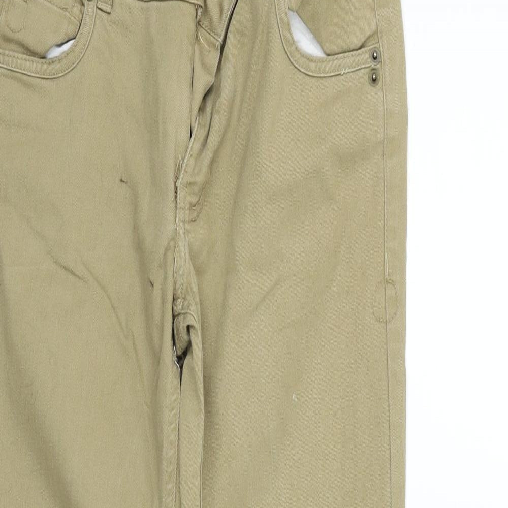 Matalan Womens Beige   Trousers  Size 10 L26 in