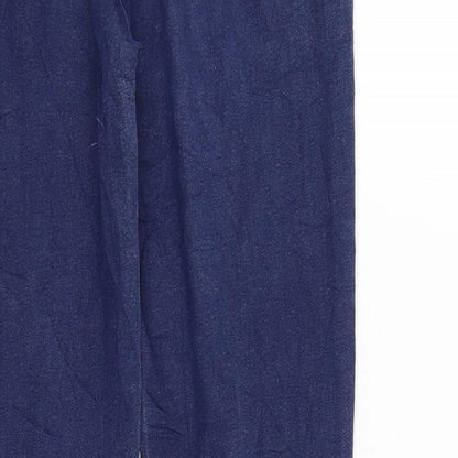 Womens UK Size 10 Kiabi Regular Fit Straight Blue Jeans