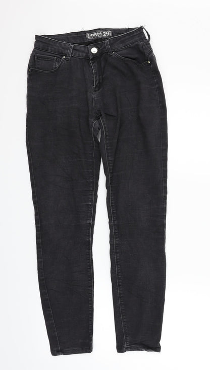Womens UK Size 26 in FB sister Regular Fit Straight Grey Jeans