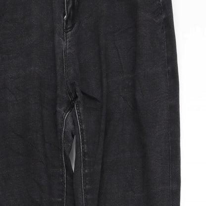 Womens UK Size 26 in FB sister Regular Fit Straight Grey Jeans