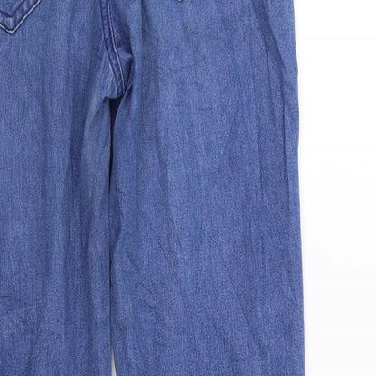 Womens UK Size 30 in Sunbird Regular Fit Straight Blue Jeans